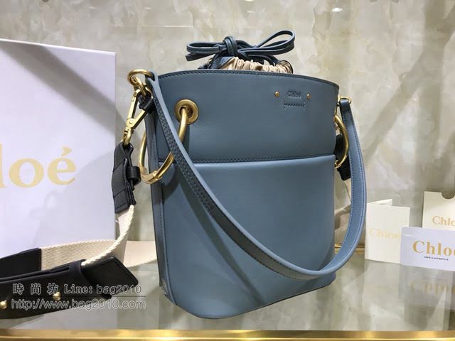 Chloe女包 克洛伊經典Roy抽繩圓環大號水桶包 Chole手提肩背斜挎包  jjh1318
